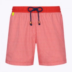 MAILLOT TRE138ZZ "MOZAIC" ROUGE