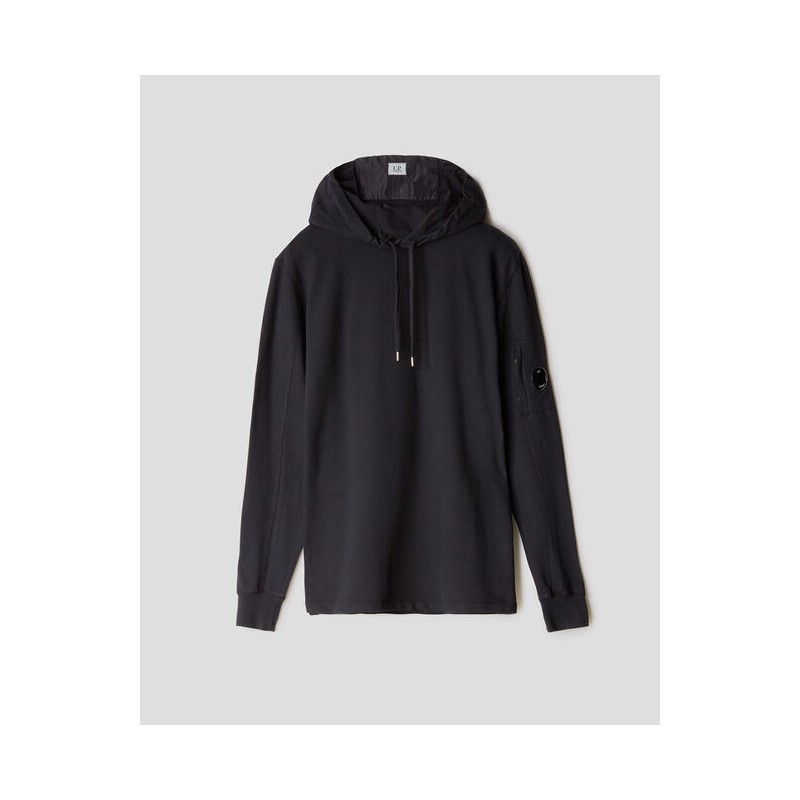 SWEAT 084A2246G HOODED CAP BLACK SWEAT 084A2246G HOODED CAP BLACK