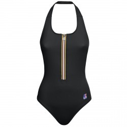 WMAILLOT BAIN SYLVIE ZIP BEACH BLACK